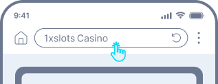 Шаг 1 - Перейти на сайт 1xSlots Перейти на сайт 1xSlots